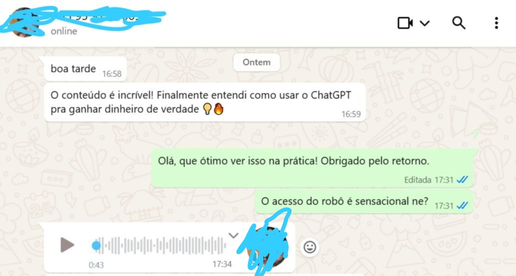 Depoimento WhatsApp 2